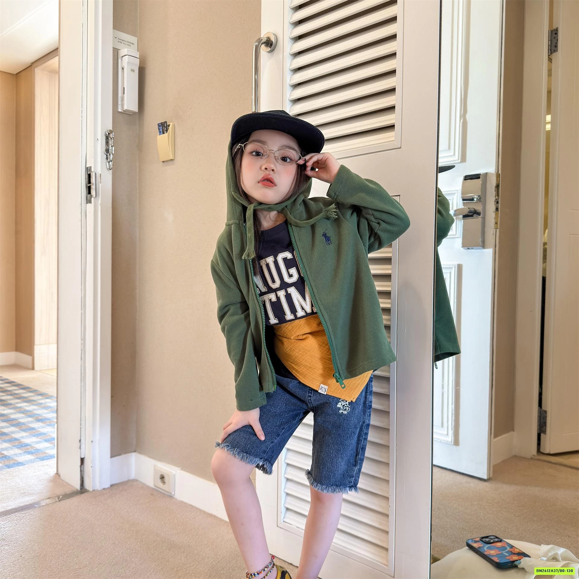 KHOÁC COTTON LIỀN MŨ ADBABY