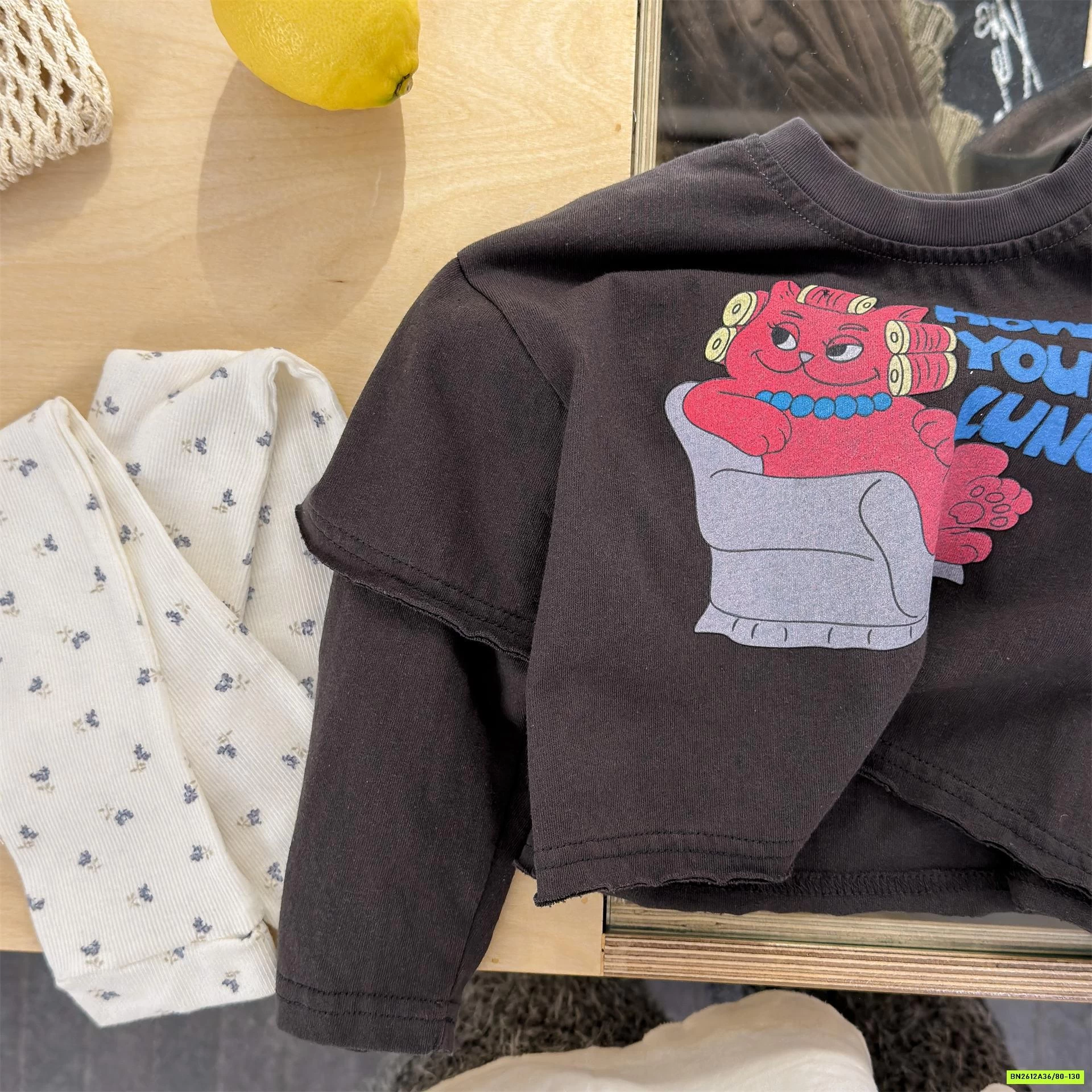 CROPTOP GIẢ 2 LỚP ADBABY