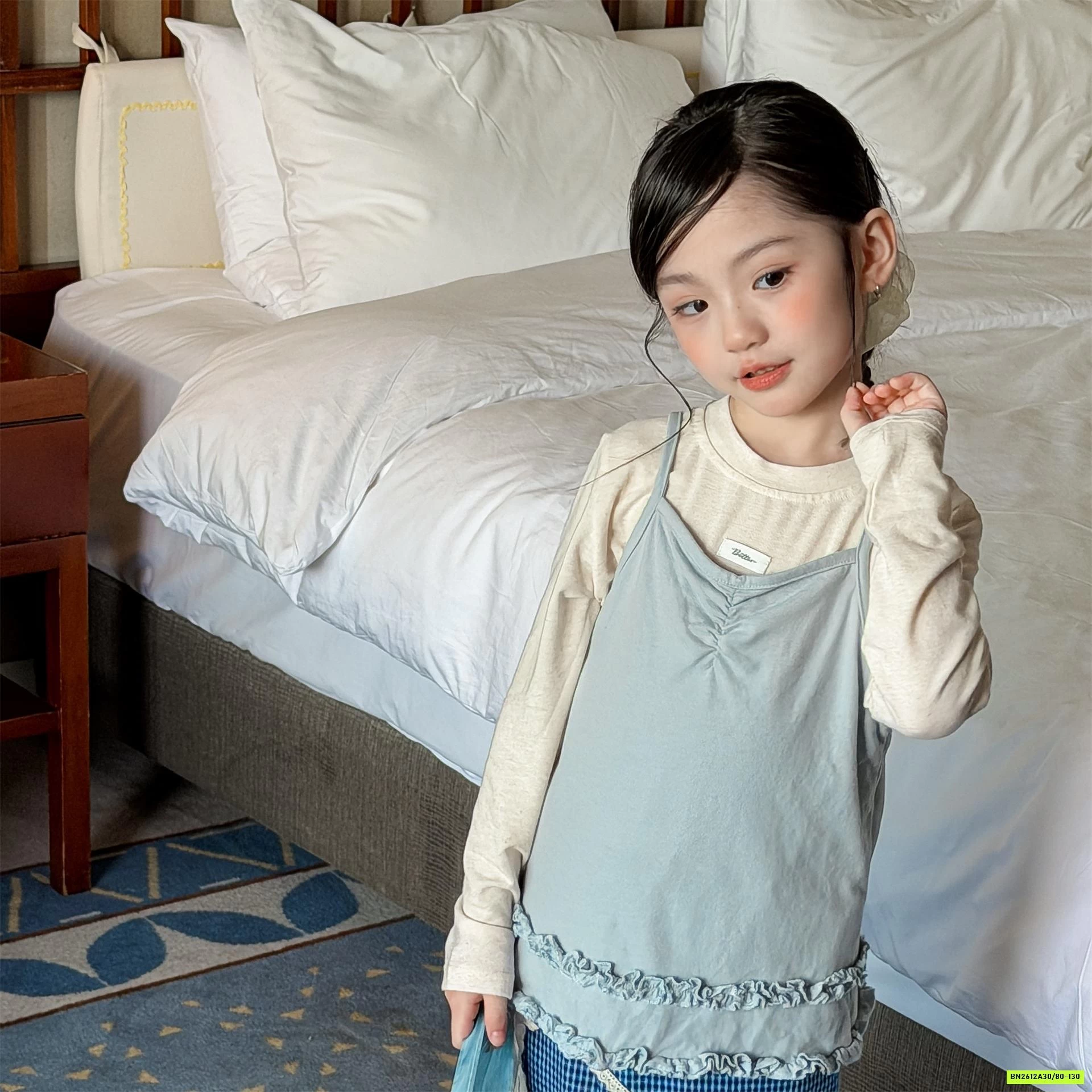 ÁO 2 DÂY VIỀN BÈO ADBABY