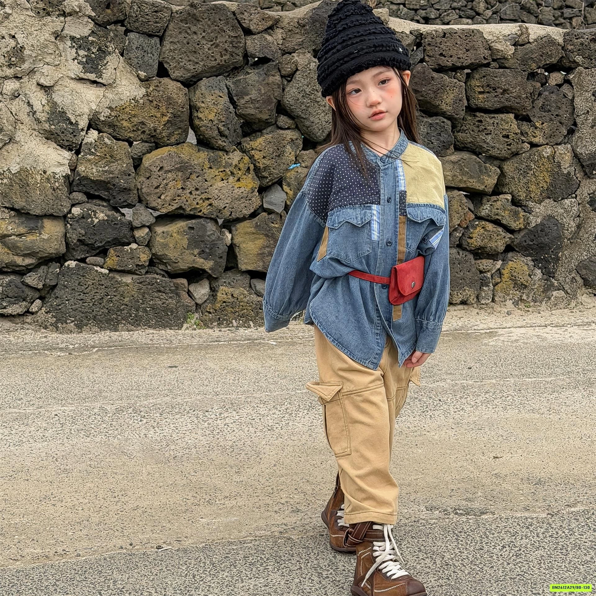 DENIM CỔ TRỤ PHỐI MÀU ADBABY