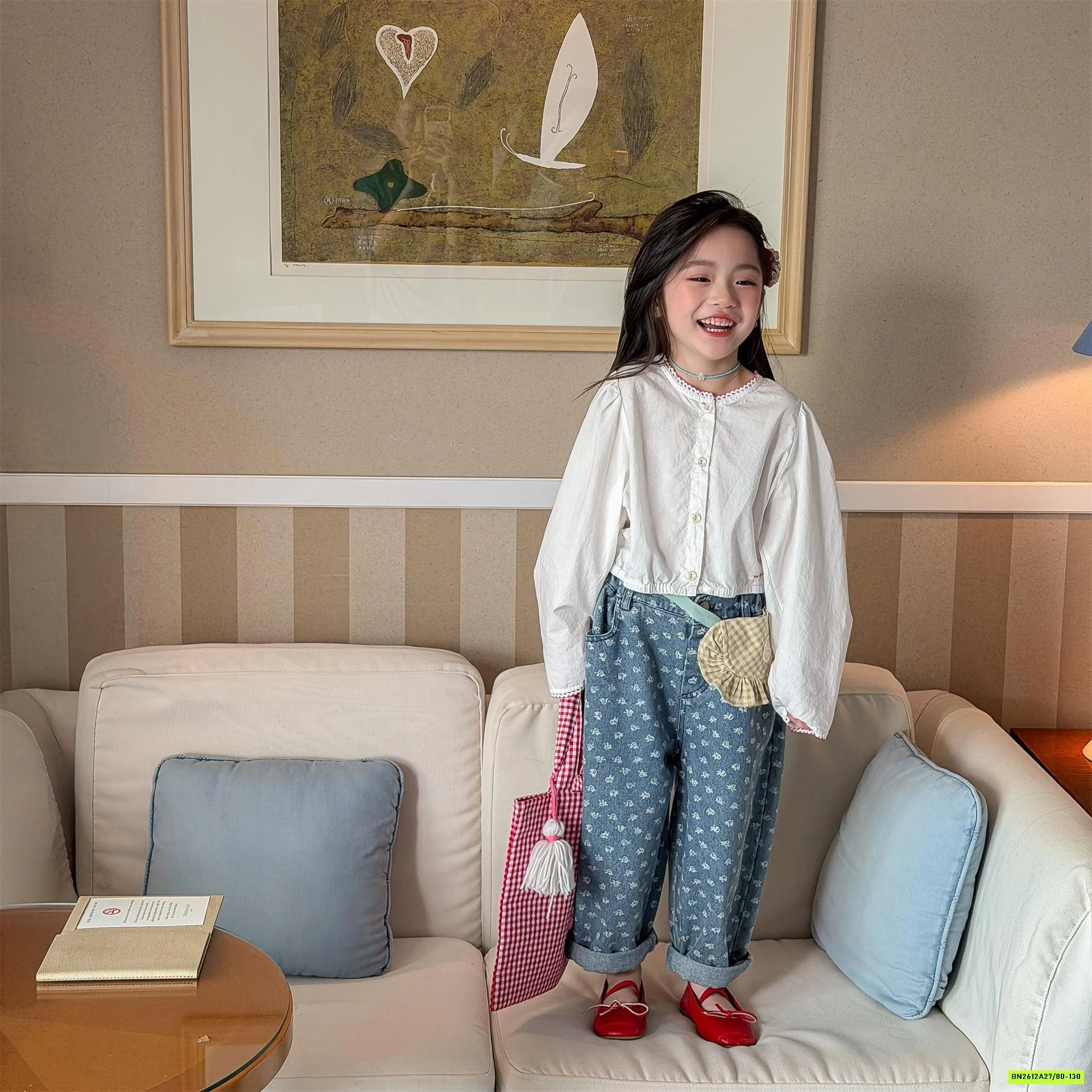 JEANS BAGGY HOA NHÍ ADBABY