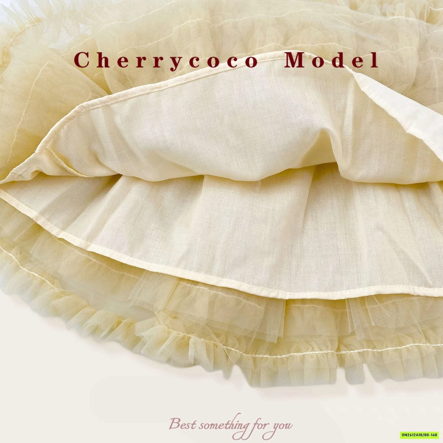 SÉT LEN MIX CV TUTU VÀNG CHERRYCOCO