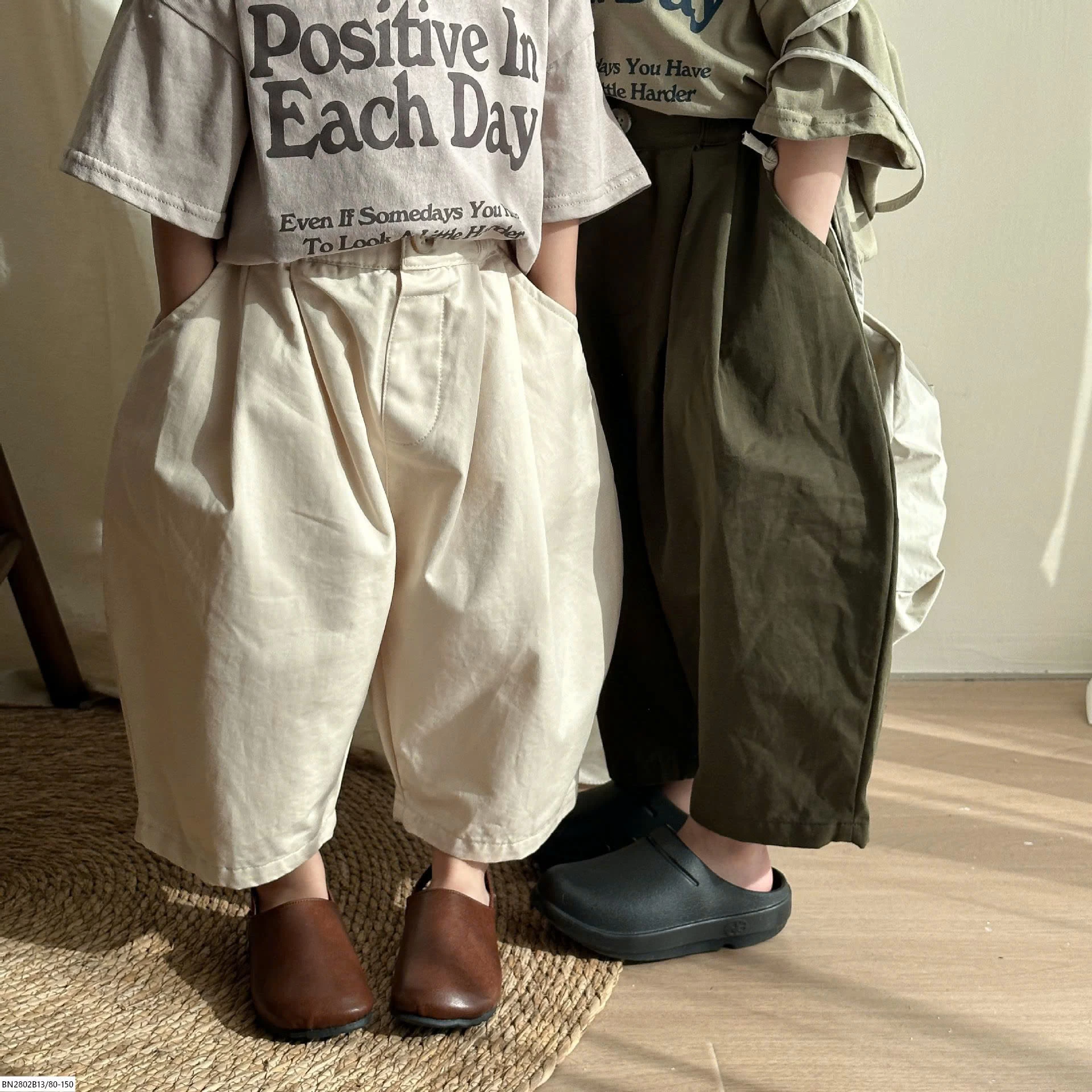 QUẦN KAKI DÁNG BOMBER