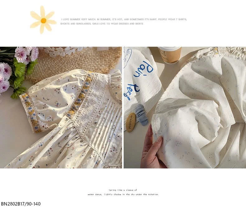 ĐẦM BABYDOLL HOA NHÍ CHUN NGỰC