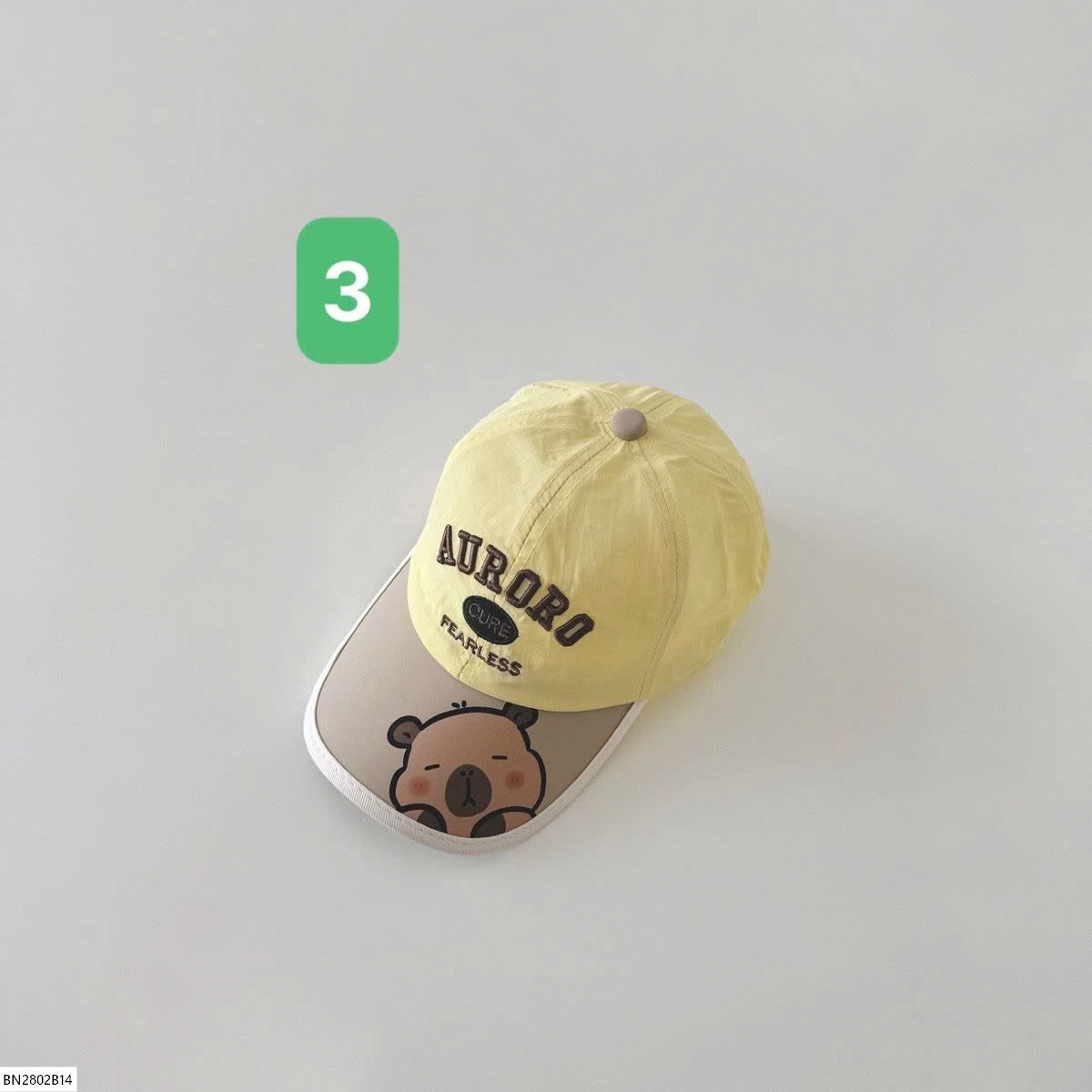 MŨ LƯỠI TRAI CAPYBARA