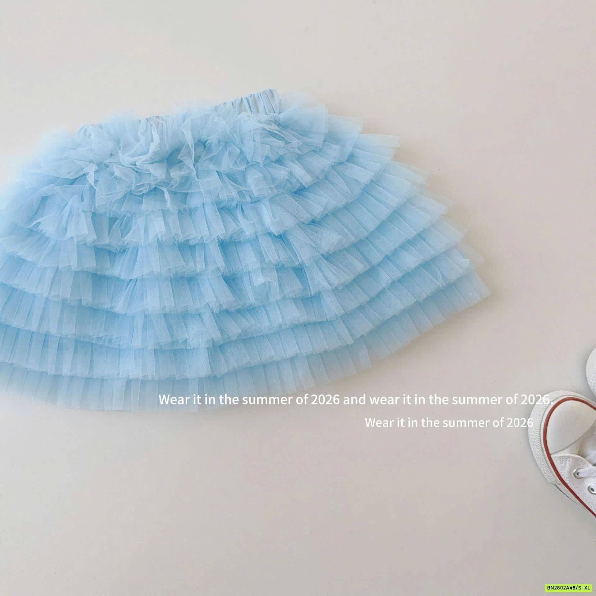 CHÂN VÁY VOAN TẦNG T&QKIDS