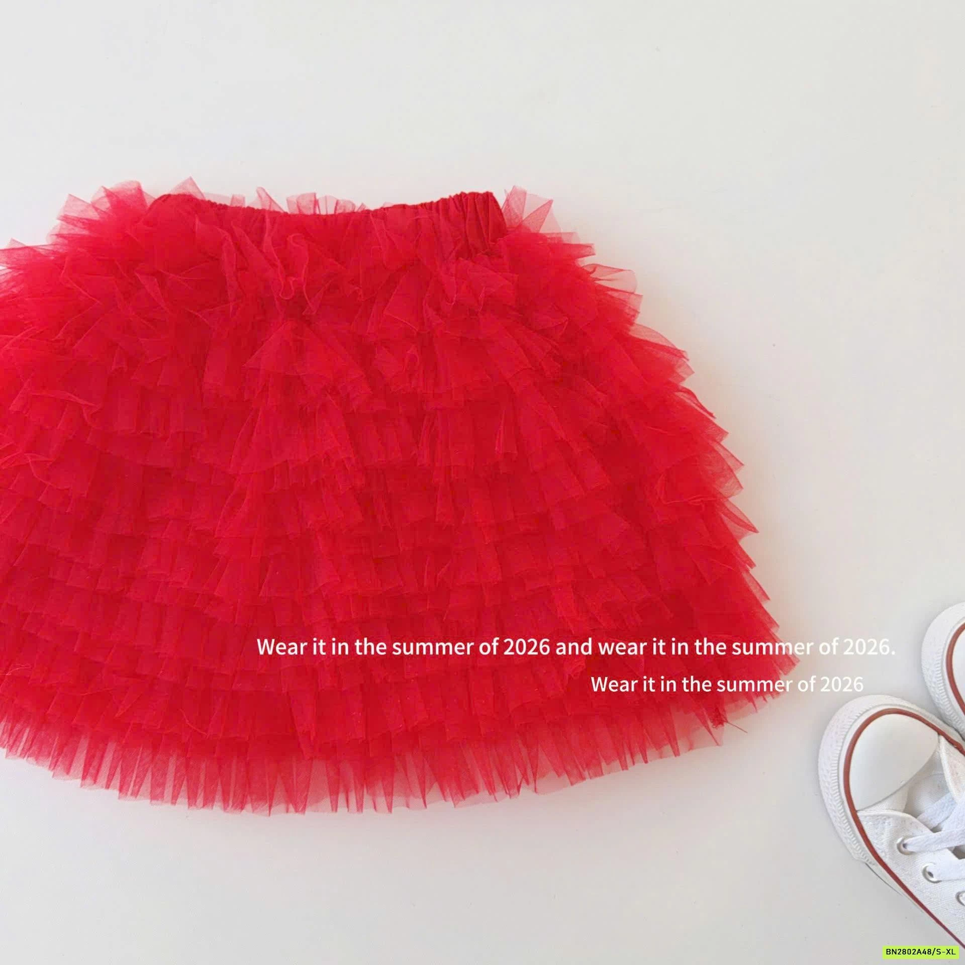 CHÂN VÁY VOAN TẦNG T&QKIDS