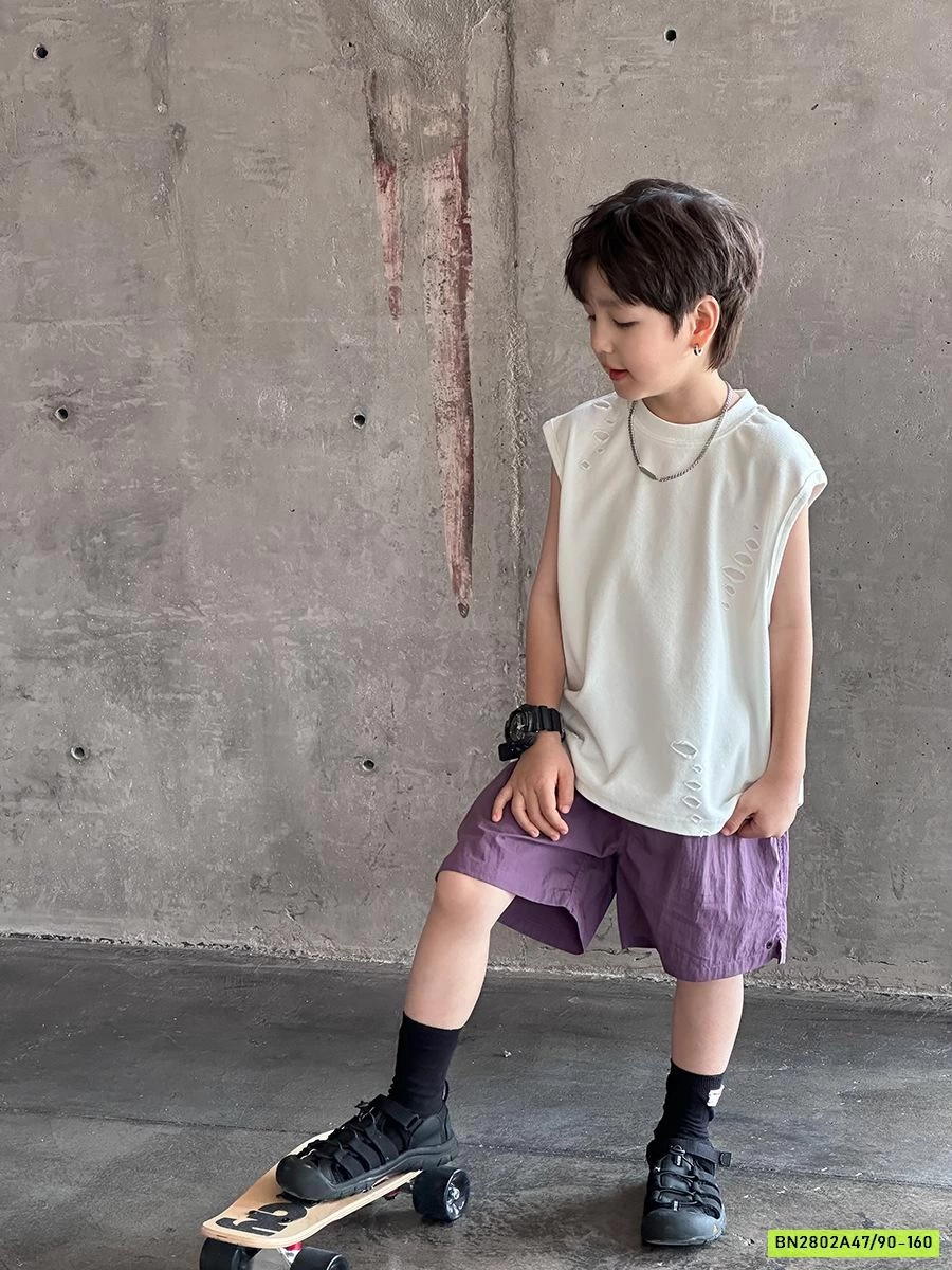 SHORT GIÓ TRƠN MÀU TÚI SAU 25B136 AMBB