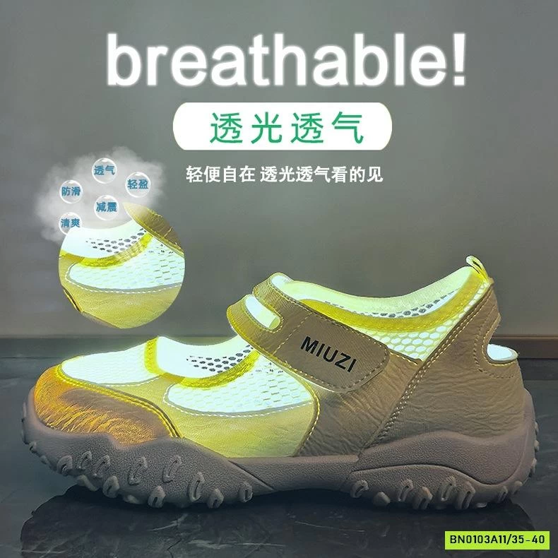 GIÀY LƯỚI THÔNG HƠI QUAI DÁN NỮ