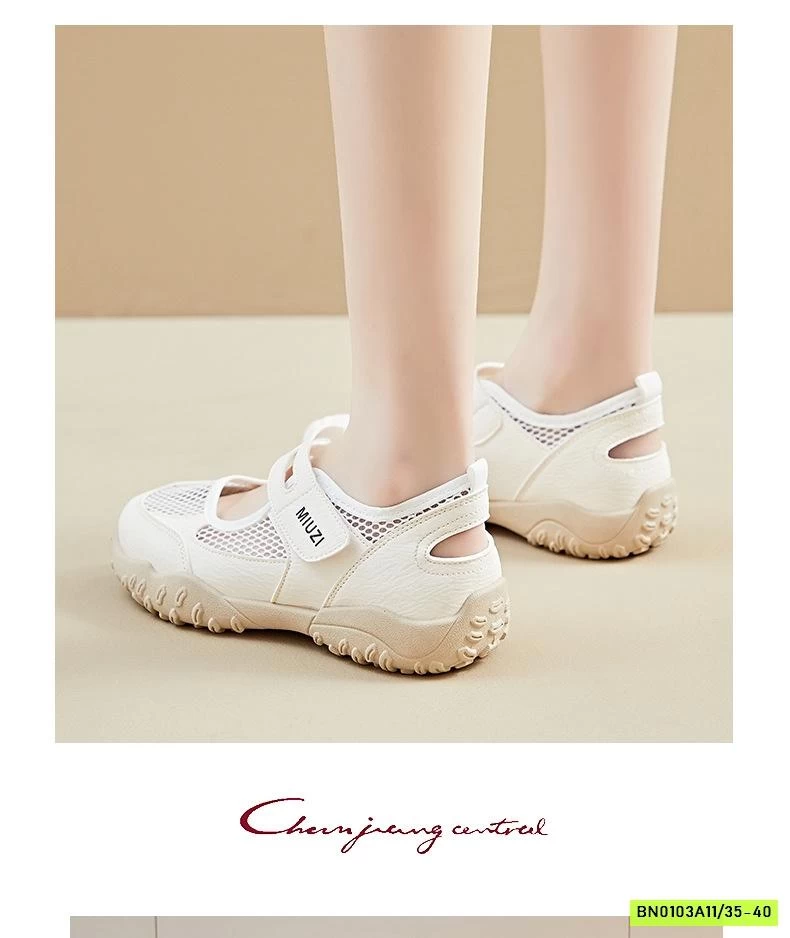 GIÀY LƯỚI THÔNG HƠI QUAI DÁN NỮ