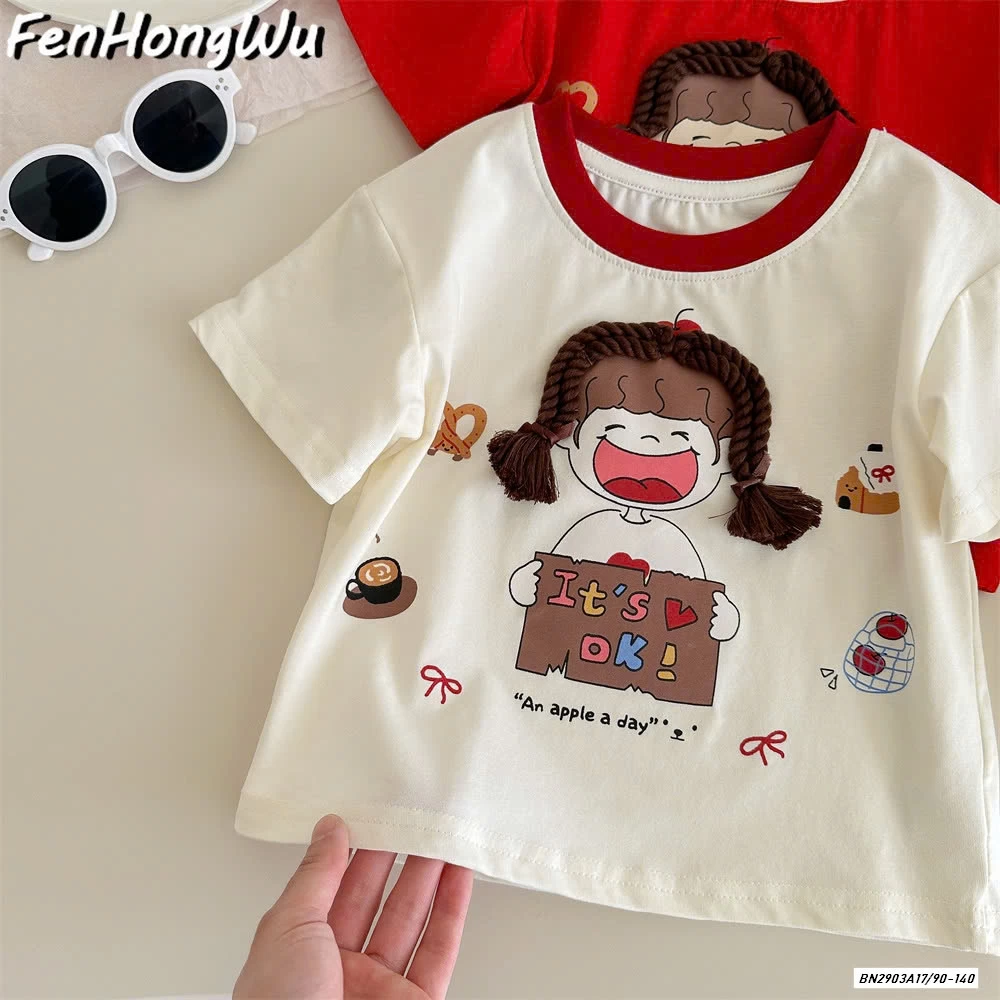 ÁO THUN BÉ GÁI DỄ THƯƠNG