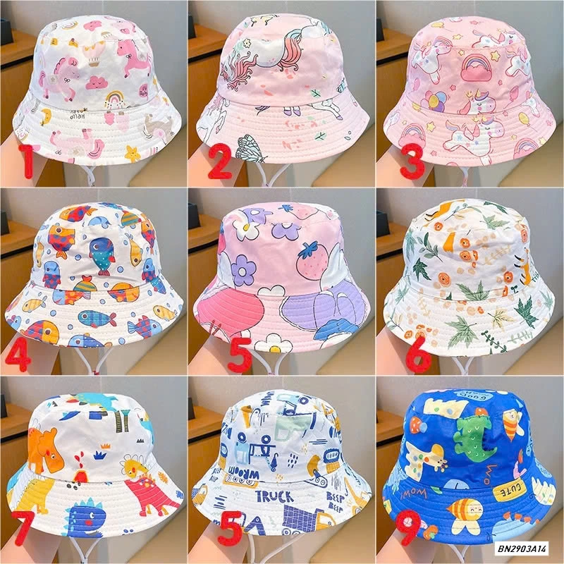 MŨ BÈO HỌA TIẾT DỄ THƯƠNG