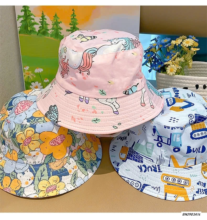 MŨ BÈO HỌA TIẾT DỄ THƯƠNG