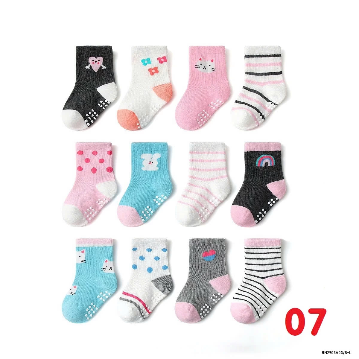 SÉT 12Đ TẤT CHỐNG TRƯỢT XUẤT DƯ