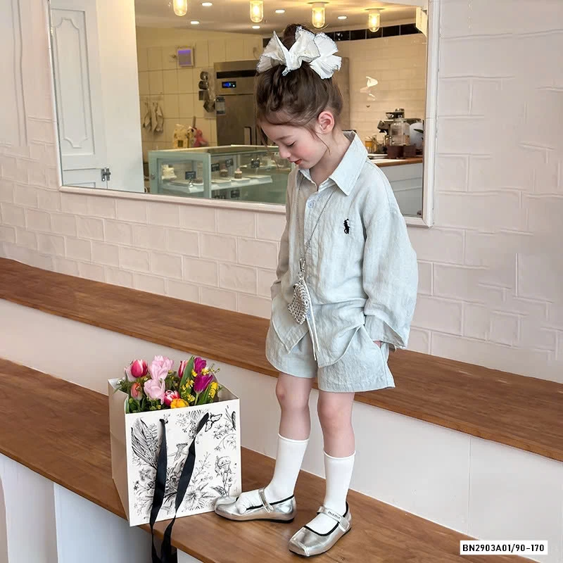 SÉT SƠ MI ĐŨI LOGO 25B026 AMBB