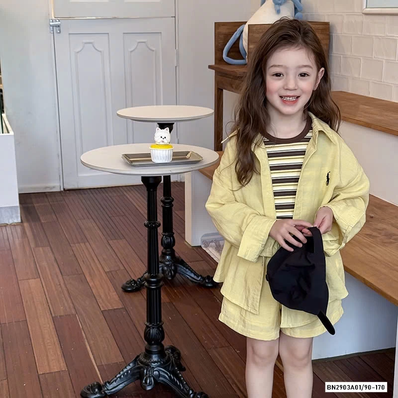 SÉT SƠ MI ĐŨI LOGO 25B026 AMBB