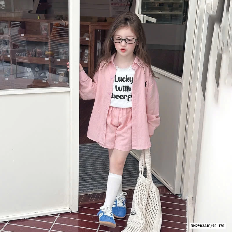 SÉT SƠ MI ĐŨI LOGO 25B026 AMBB