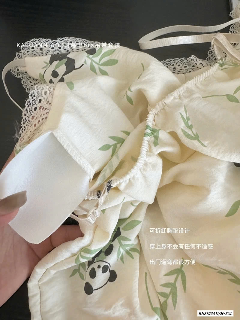 BỘ NGỦ 2 DÂY KÈM BRA