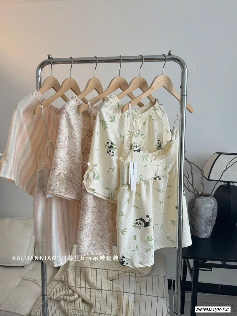 BỘ NGỦ 2 DÂY KÈM BRA