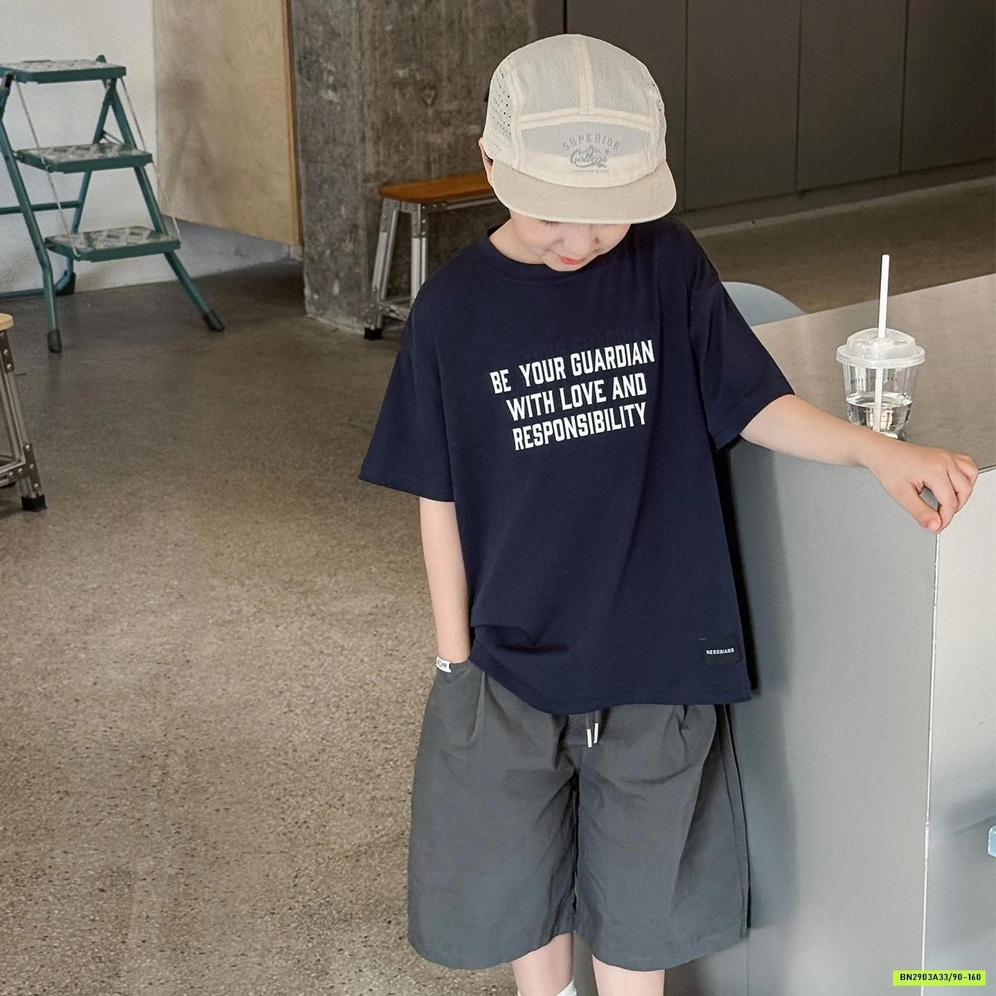 THUN CỔ TRÒN CHỮ NHỎ AOAOKIDS