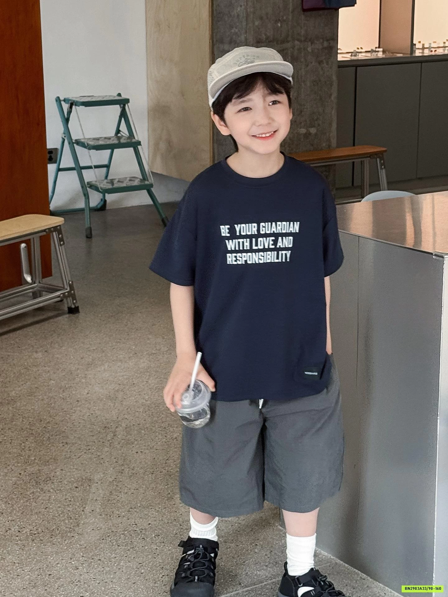 THUN CỔ TRÒN CHỮ NHỎ AOAOKIDS