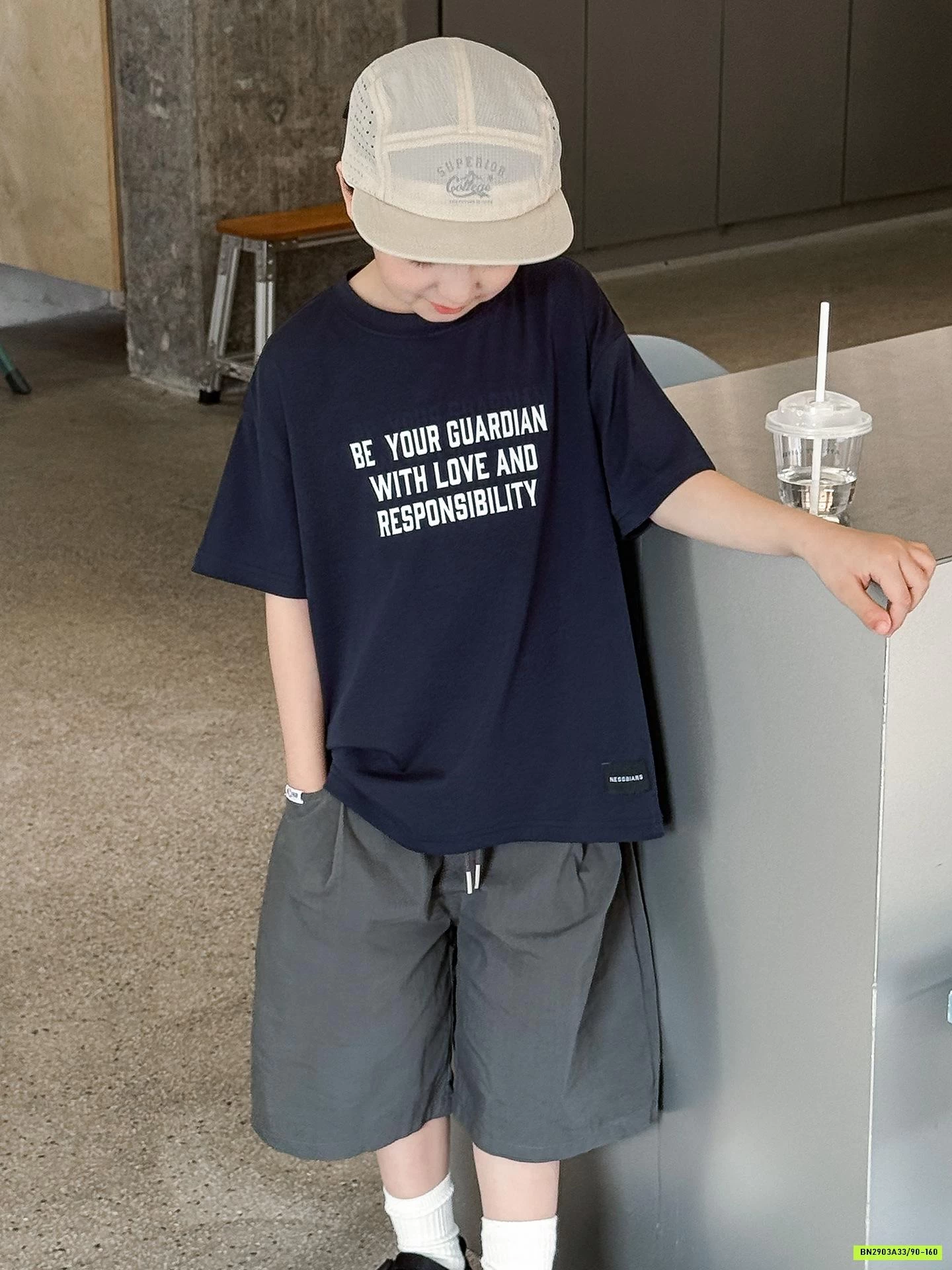 THUN CỔ TRÒN CHỮ NHỎ AOAOKIDS