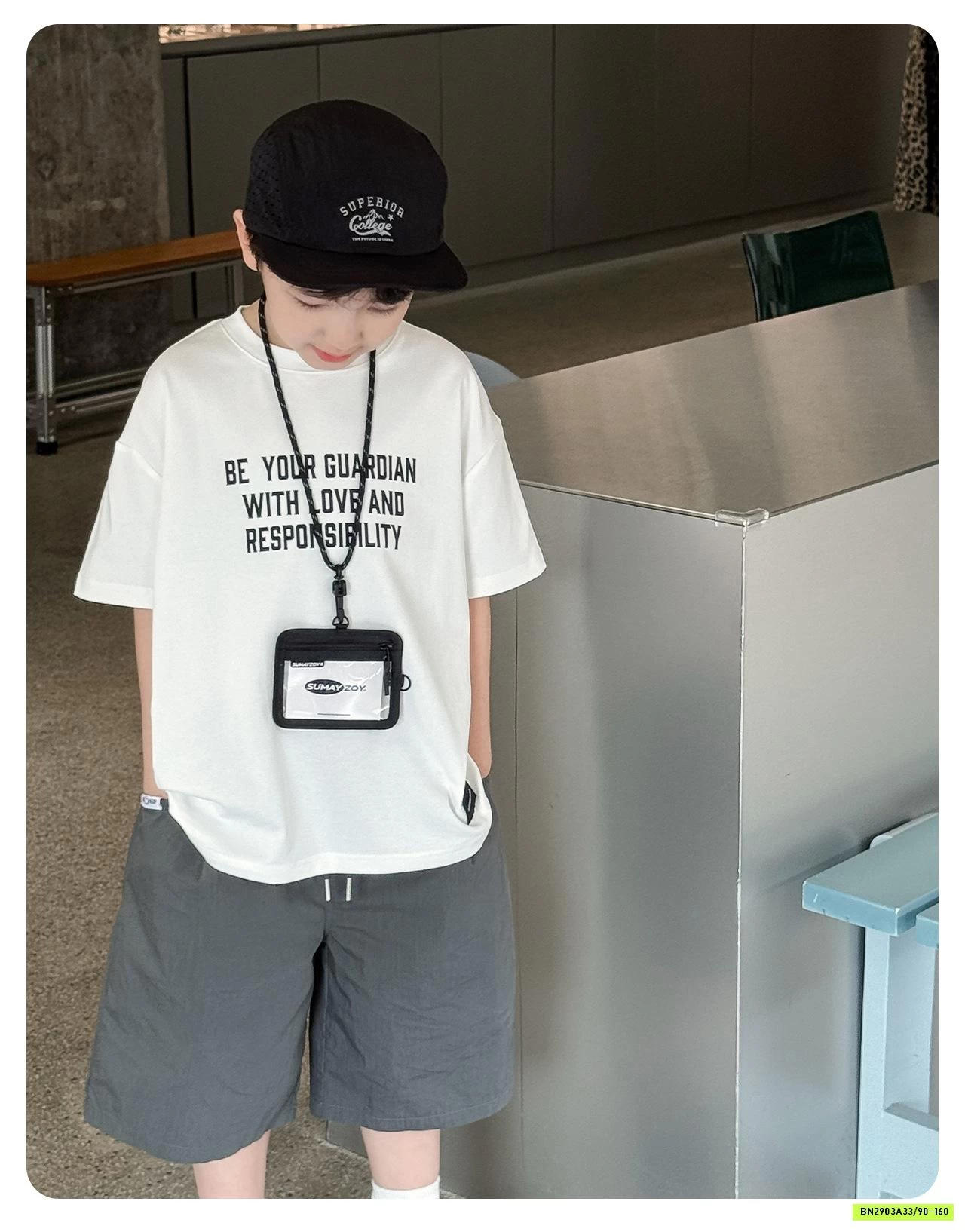 THUN CỔ TRÒN CHỮ NHỎ AOAOKIDS