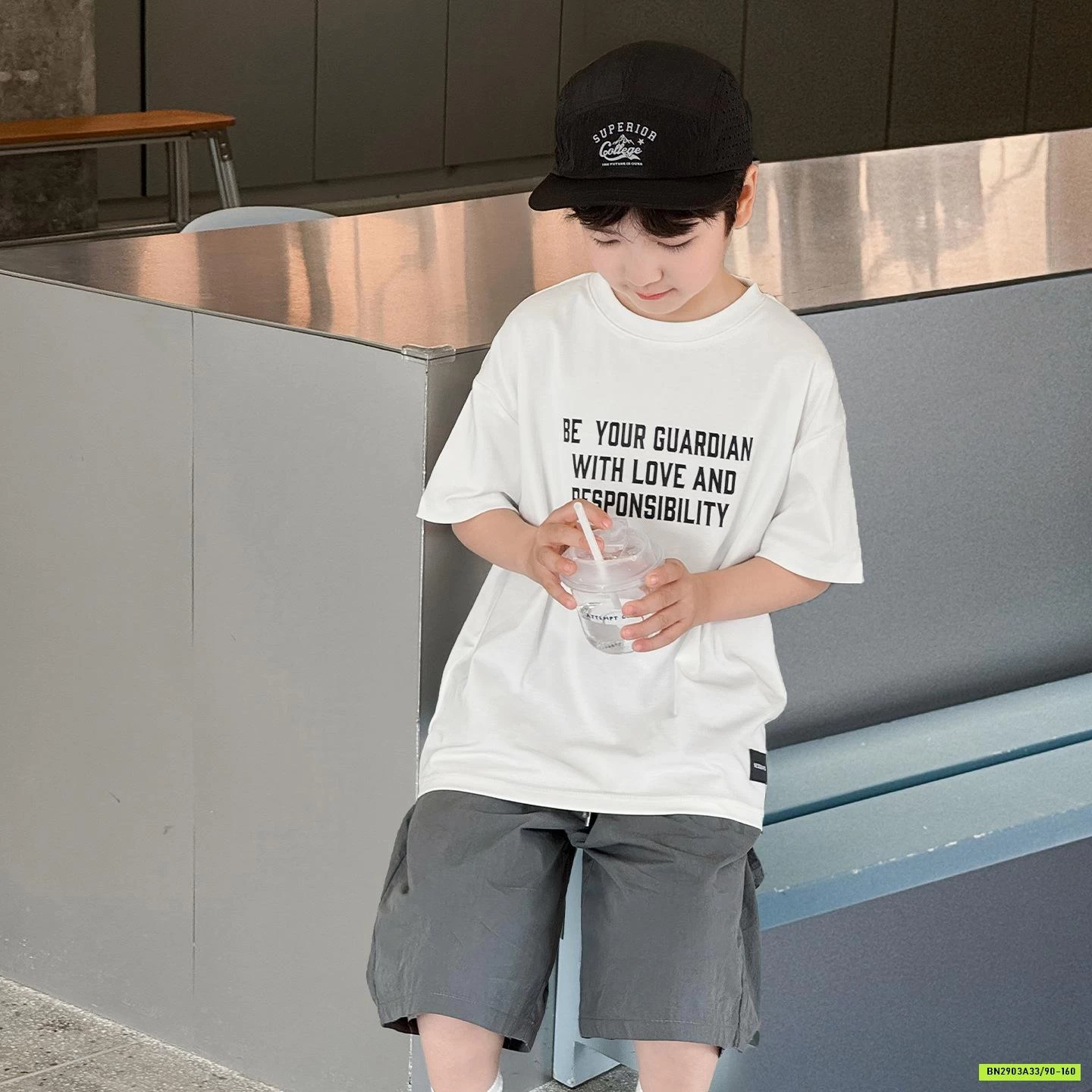 THUN CỔ TRÒN CHỮ NHỎ AOAOKIDS