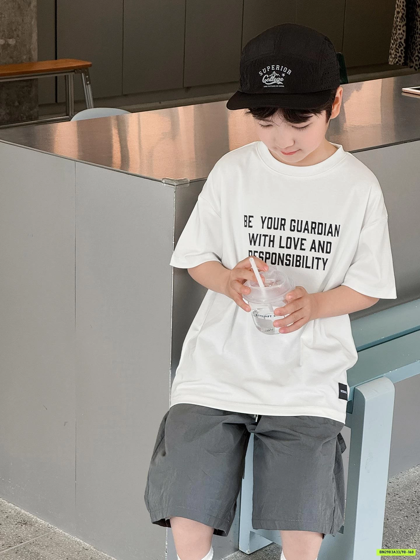 THUN CỔ TRÒN CHỮ NHỎ AOAOKIDS