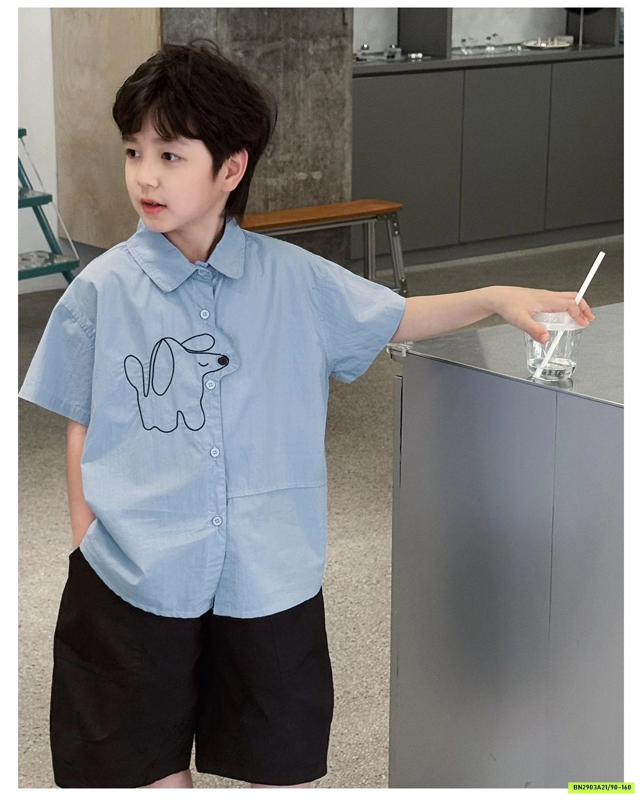 SƠ MI CÚN NGẮN TAY AOAOKIDS