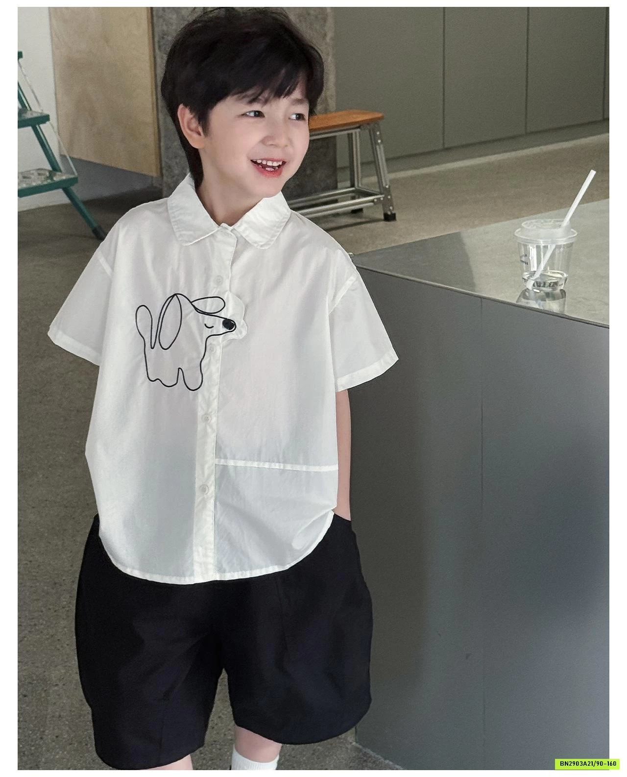 SƠ MI CÚN NGẮN TAY AOAOKIDS