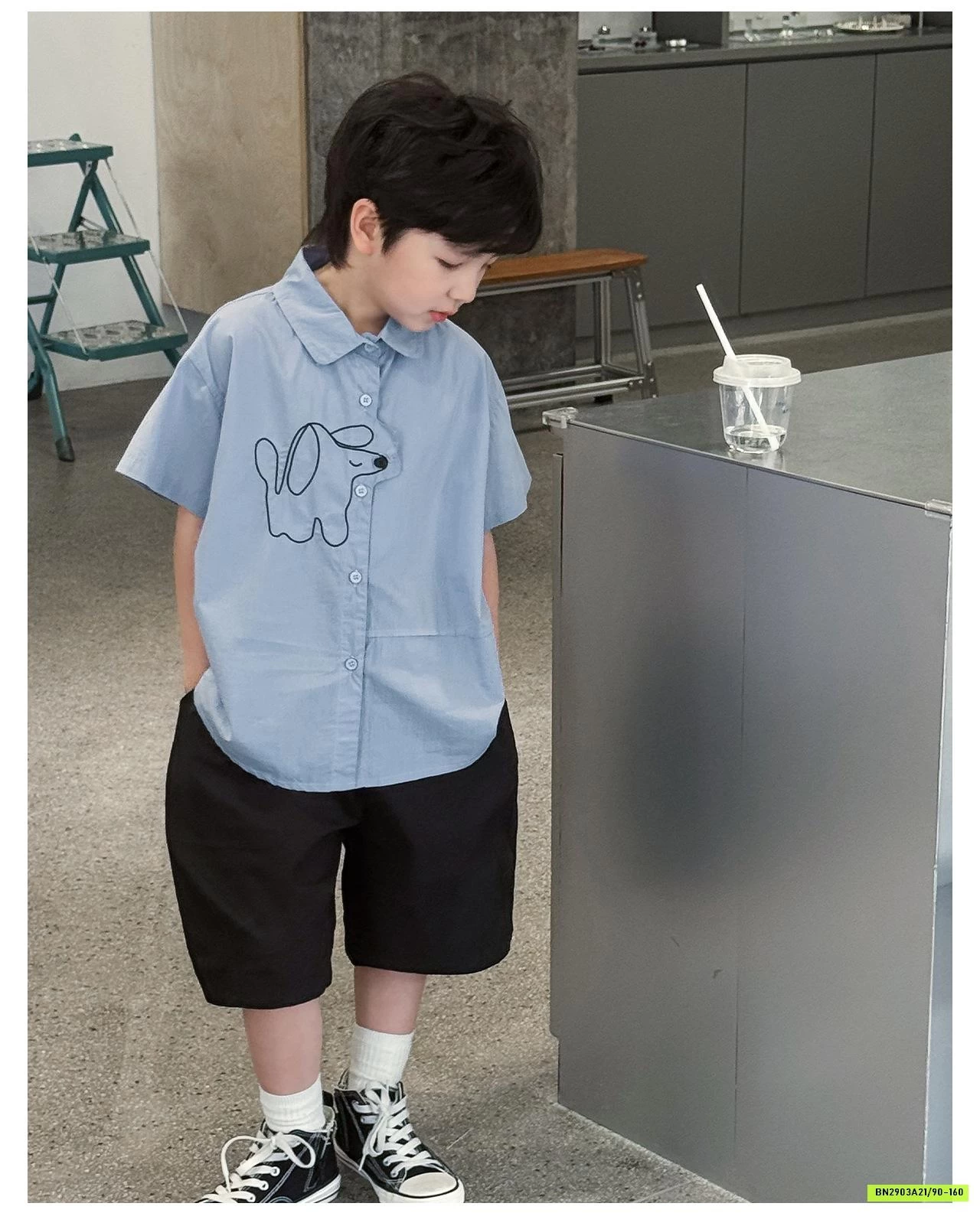 SƠ MI CÚN NGẮN TAY AOAOKIDS