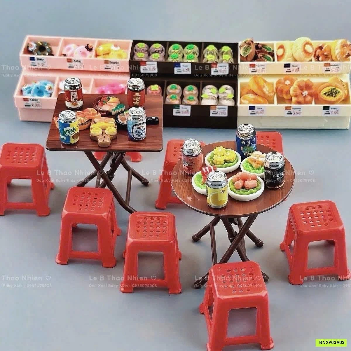 BỘ ĐỒ CHƠI QUÁN ĂN 28 CHI TIẾT