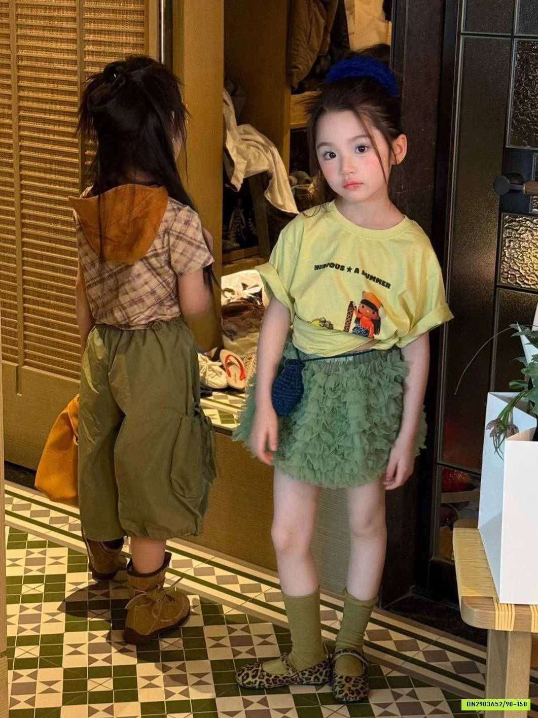 SÉT CROPTOP XANH VÀNG HOTREND