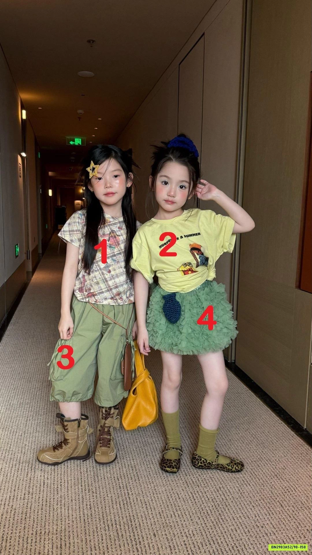 SÉT CROPTOP XANH VÀNG HOTREND