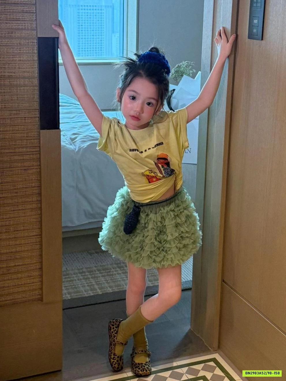 SÉT CROPTOP XANH VÀNG HOTREND