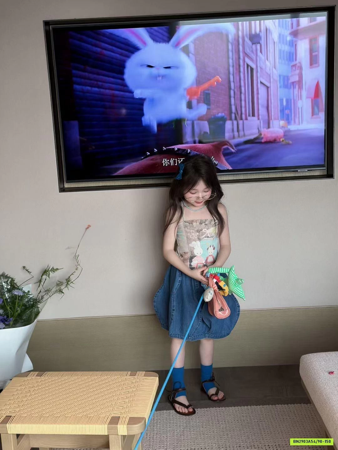 ÁO 2 DÂY HỌA TIẾT MIX CV JEANS BÍ