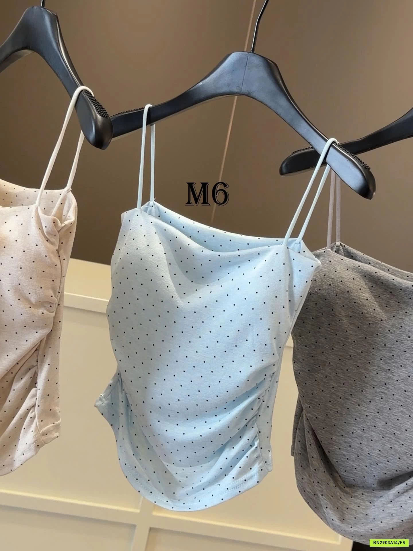 ÁO HAI DÂY CHẤM BI ANNA