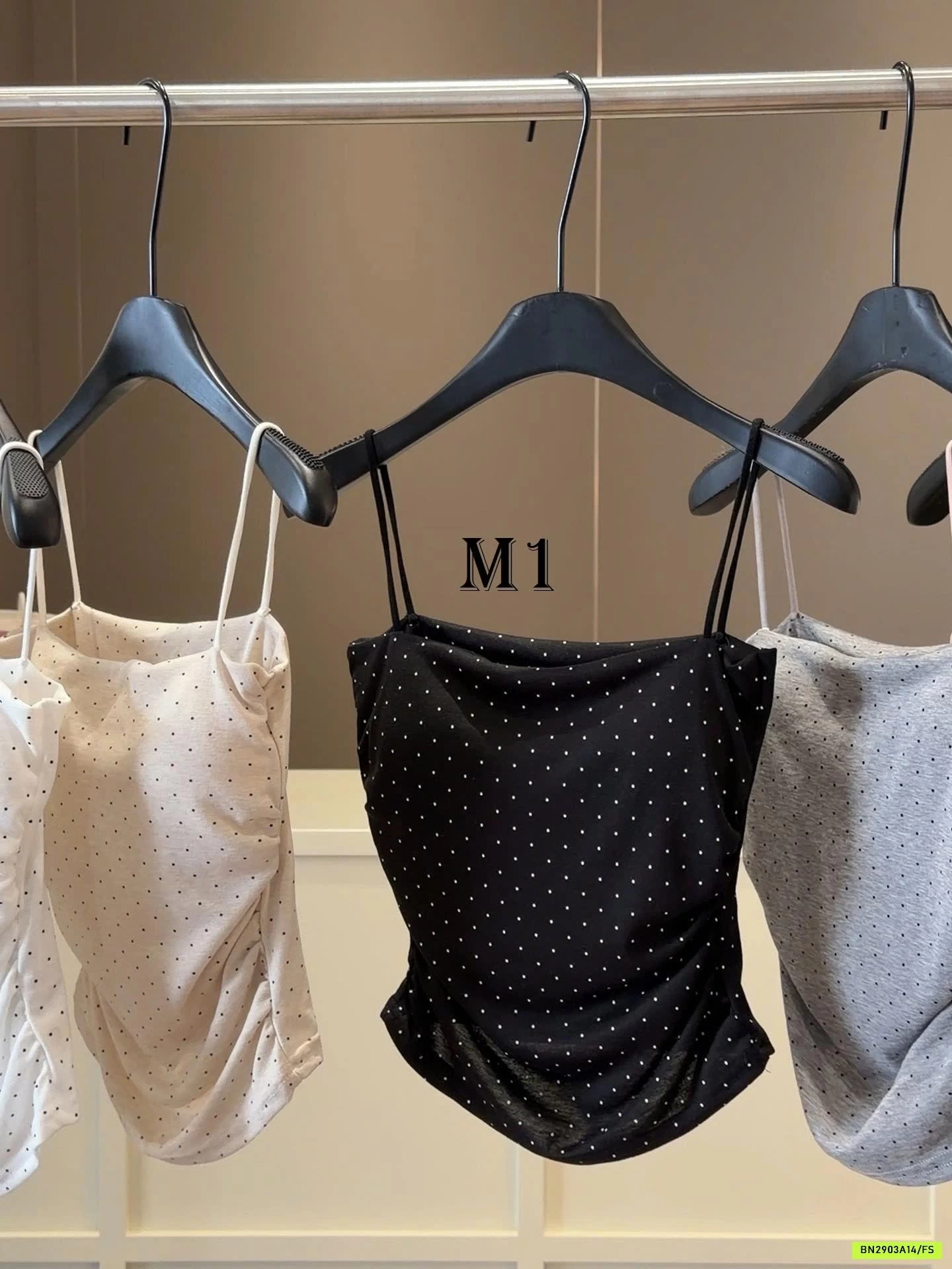 ÁO HAI DÂY CHẤM BI ANNA