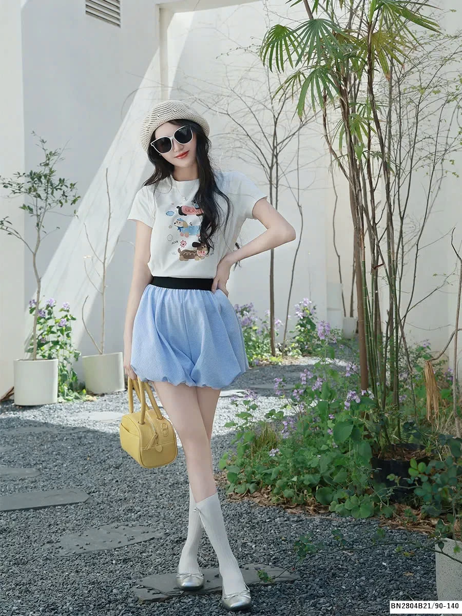 SET ÁO THUN MIX QUẦN BÍ XANH MẸ BÉ