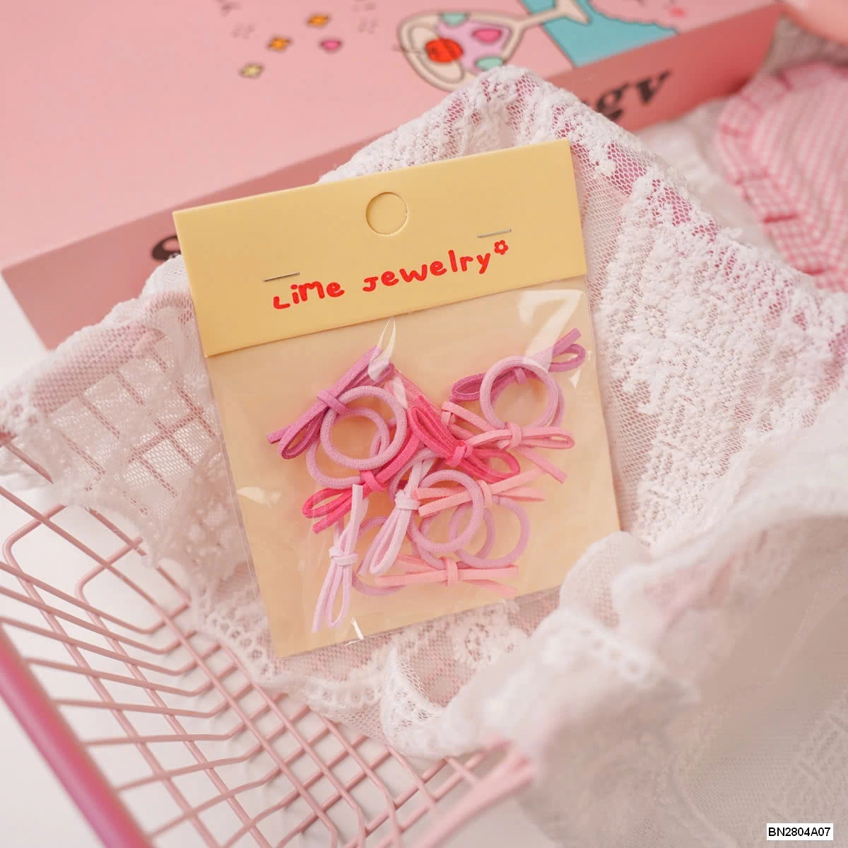 SÉT 40 CHUN BUỘC TÓC NƠ