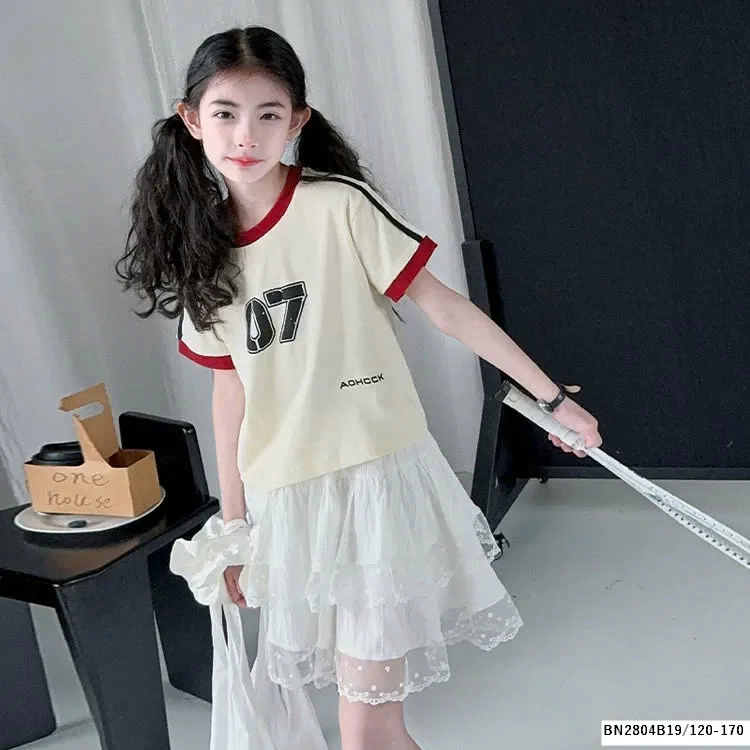 SET ÁO THỂ THAO SỐ 07 MIX CHÂN VÁY REN TẦNG