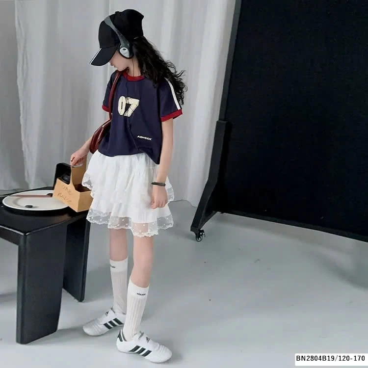 SET ÁO THỂ THAO SỐ 07 MIX CHÂN VÁY REN TẦNG