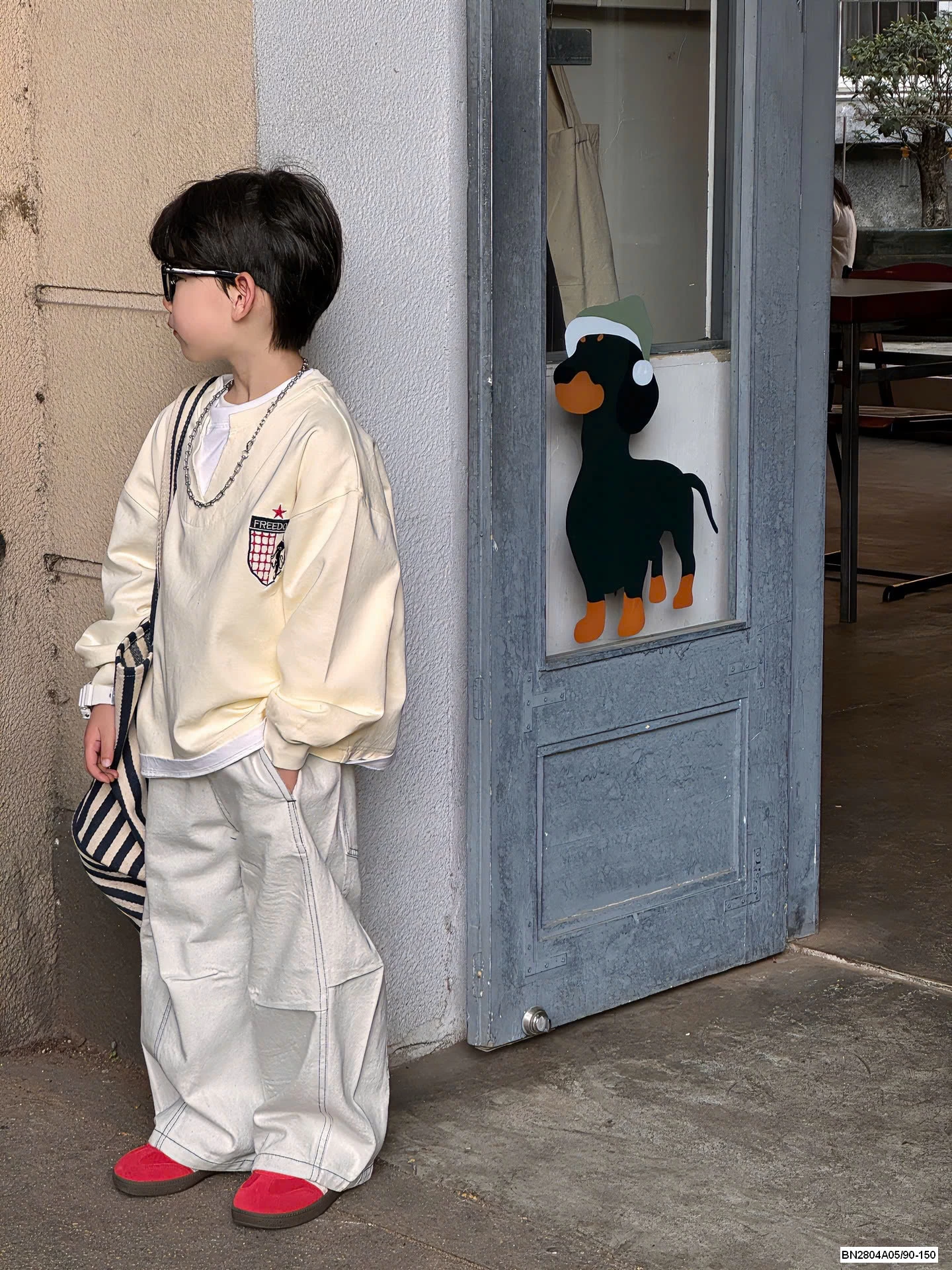 THUN GIẢ 2 LỚP CỔ V LOGO NGỰC