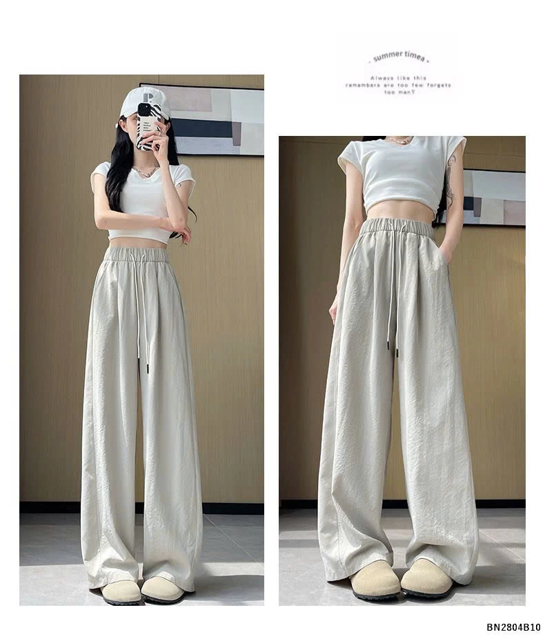 QUẦN ỐNG RỘNG NỮ CẠP CHUN