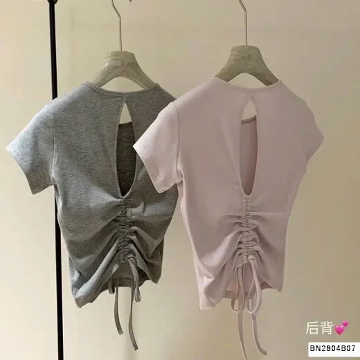 ÁO PHÔNG HỞ LƯNG RÚT EO WG.WE