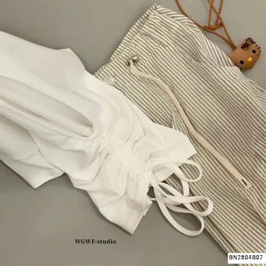 ÁO PHÔNG HỞ LƯNG RÚT EO WG.WE