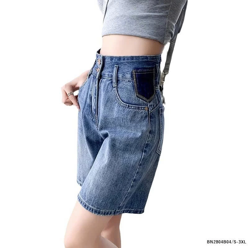 QUẦN SHORT JEAN CẠP CAO