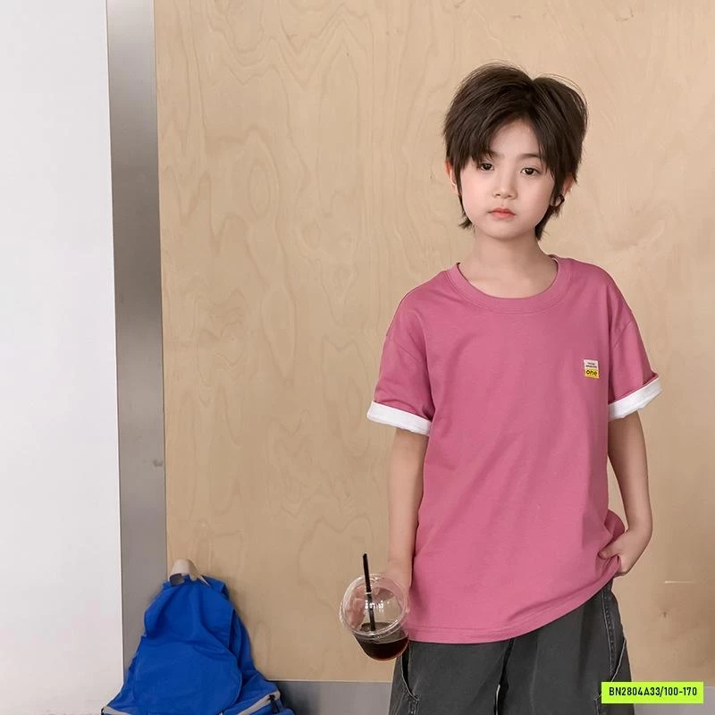 ÁO THUN CỔ TRÒN BASIC 26B040 AMBB