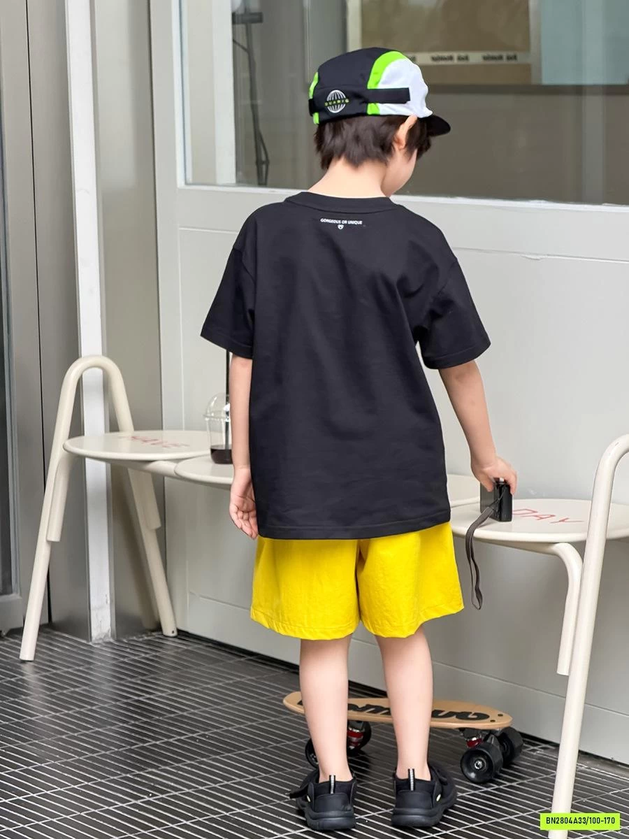 ÁO THUN CỔ TRÒN BASIC 26B040 AMBB